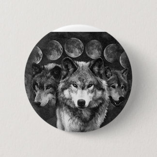 Wolf's knop ronde button 5,7 cm