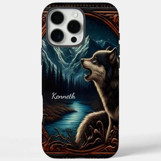Wolf's Moonlight Howl Case-Mate iPhone Case (Achterkant)