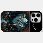 Wolf's Moonlight Howl Case-Mate iPhone Case (Achterkant (horizontaal))