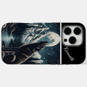 Wolf's Moonlight Serenade Case-Mate iPhone Case (Achterkant (horizontaal))