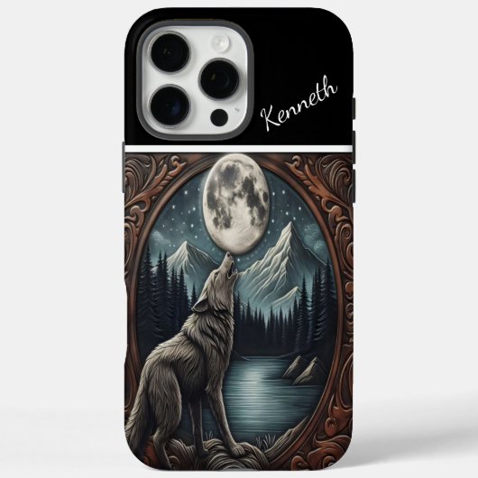 Wolf's Moonlight Serenade Case-Mate iPhone Case (Achterkant)