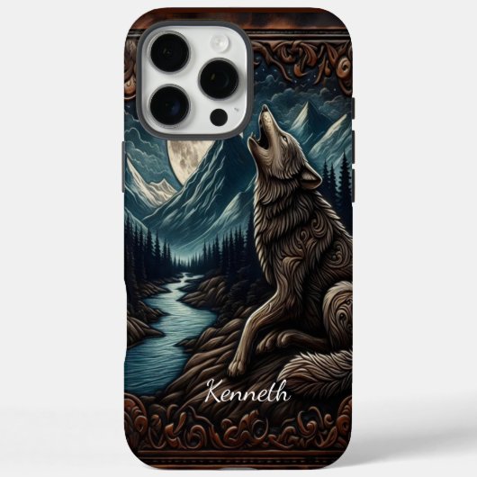 Wolf's Moonlight Serenade Case-Mate iPhone Case (Achterkant)