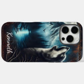 Wolf's Moonlight Serenade Case-Mate iPhone Case (Achterkant (horizontaal))