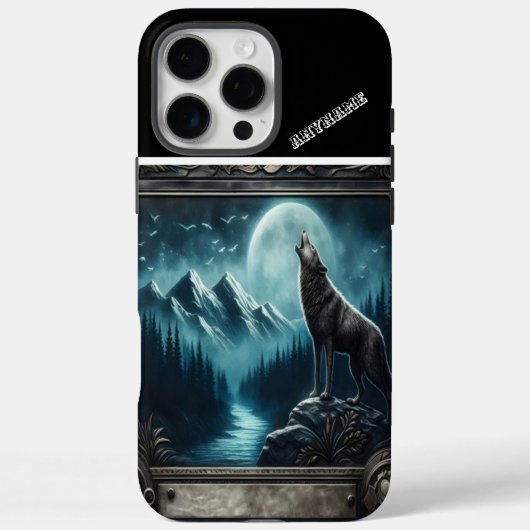 Wolf's Moonlight Serenade Case-Mate iPhone Case (Achterkant)