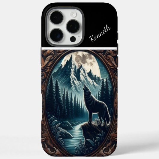 Wolf's Moonlit Howl Case-Mate iPhone Case (Achterkant)