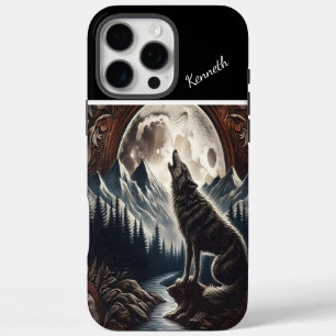 Wolf's Moonlit Howl iPhone 16 Pro Max Hoesje
