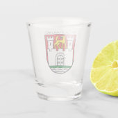Wolfsburg wapen, Duitsland Shot Glas (Achterkant)