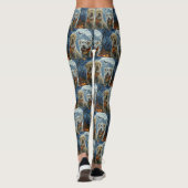 Wolfshond Halloween Spooky Leggings (Achterkant)