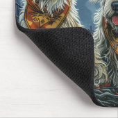 Wolfshond Halloween Spooky Muismat (Hoek)