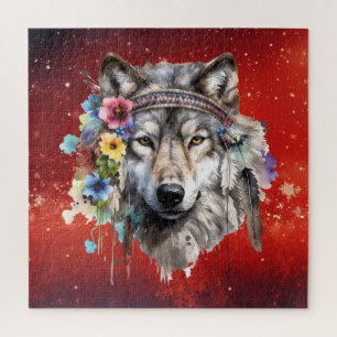 wolfshond legpuzzel