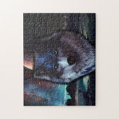 Wolfskopschilderij Legpuzzel (Verticaal)