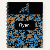 wolfspetterende verf notitieboek (Voorkant)