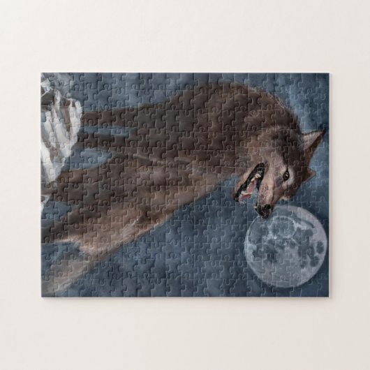 Wolfspuzzel Legpuzzel (Horizontaal)