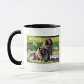 Wolfsspitz Chiens de race Traits Mug (Gauche)