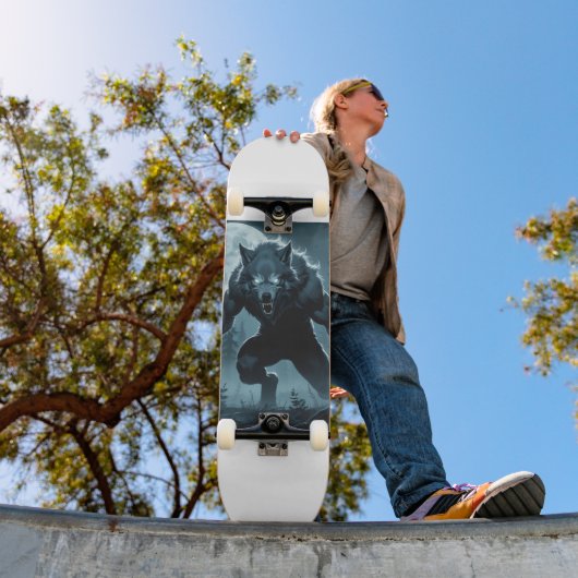 Wolfsthema Skateboard (Buiten 1)