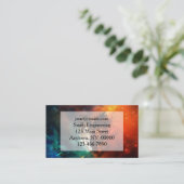 Wolfvuur en ijs visitekaartje (Staand voorkant)