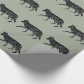 Wolfwerkpapier Cadeaupapier (Hoek)