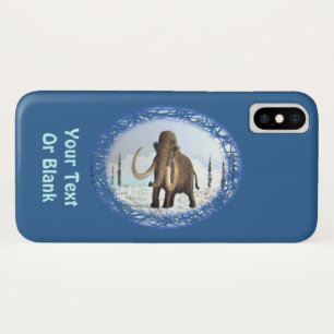 Wolharige mammoet iPhone x hoesje