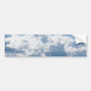 WOLK-388922 DE MOOIE NATUUR BLAUWE WITTE CLOU VAN BUMPERSTICKER