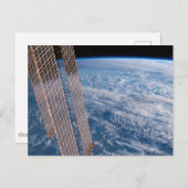 Wolk-bedekte Tasman en koraal Zeeen. Briefkaart (Voorkant / Achterkant)