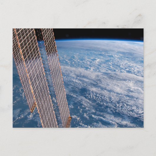 Wolk-bedekte Tasman en koraal Zeeen. Briefkaart (Voorkant)