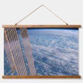 Wolk-bedekte Tasman en koraal Zeeen. Hangend Wandkleed (Voorkant)