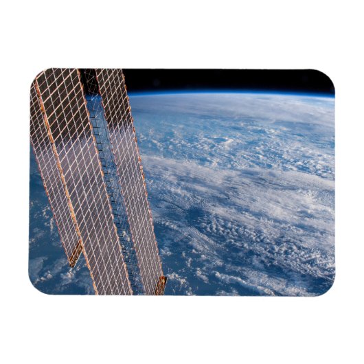 Wolk-bedekte Tasman en koraal Zeeen. Magneet (Horizontaal)