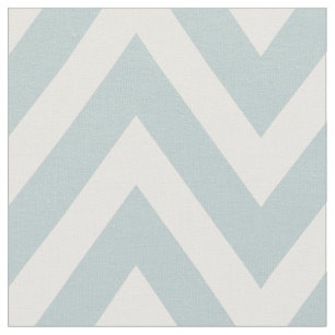 Wolk Blauw Modern Chevron Grote Schaal Stof