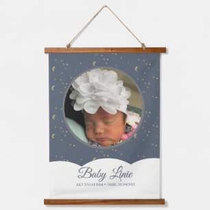 Wolk Constellatie Nep Goud Nieuwe Baby Hangend Wandkleed