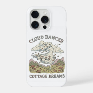 wolk die vredig en vrolijk danst iPhone 15 pro hoesje