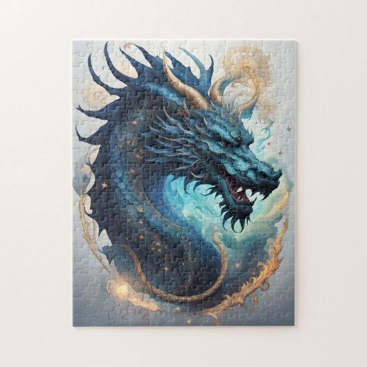 wolk draak puzzel (Verticaal)