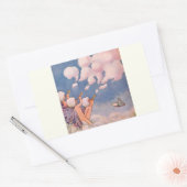 Wolk Feeën Die Wolken Maken Rechthoekige Sticker (Envelop)