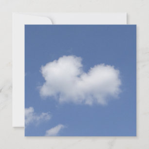 Wolk Hart Plat Kaart