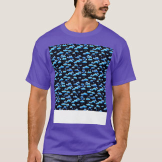 Wolk Naadloos Patroon Sky Cloudscape Drijvende Dag T-shirt