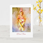 Wolk Negen de Kaart van de Verjaardag (Gele Bloem)