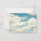  wolk notitiekaartje (Achterkant)