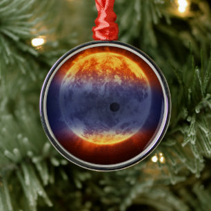 Wolk van waterstofgas van Exoplanet GJ 3470b Metalen Ornament