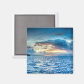 Wolke lucht boven de Bora Bora Magneet (Voorkant / Achterkant)