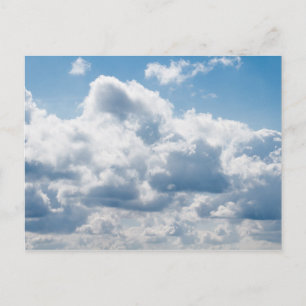 wolken-388922 BEAUTIFUL SKY NATUUR BLAUW WITTE CLO Briefkaart