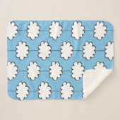 Wolken aan touwtjes sherpa deken (Voorkant (horizontaal))