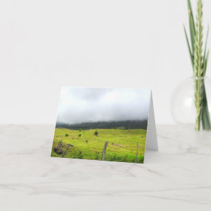 Wolken afnemen op grasland kaart