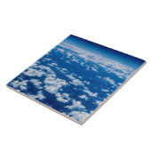 Wolken blauw tegeltje (Zijkant)