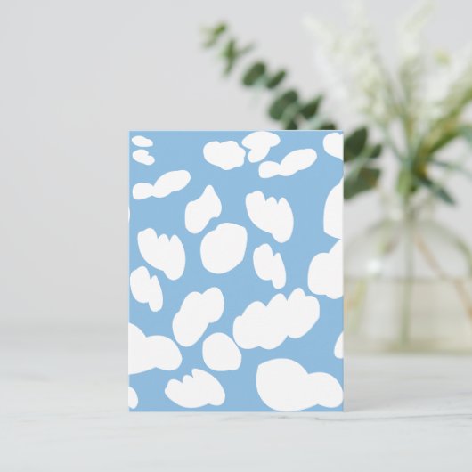 Wolken Blauwe lucht Wolken Briefkaart (Staand voorkant)