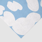 Wolken Blauwe Lucht Wolken Tissuepapier (Detail)