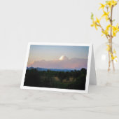 Wolken boven berglandschap kaart (Gele Bloem)