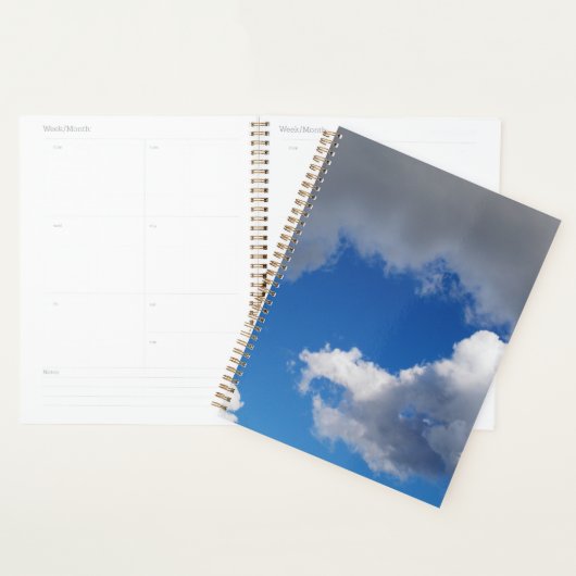 Wolken boven de bomen Foto Planner (Display)