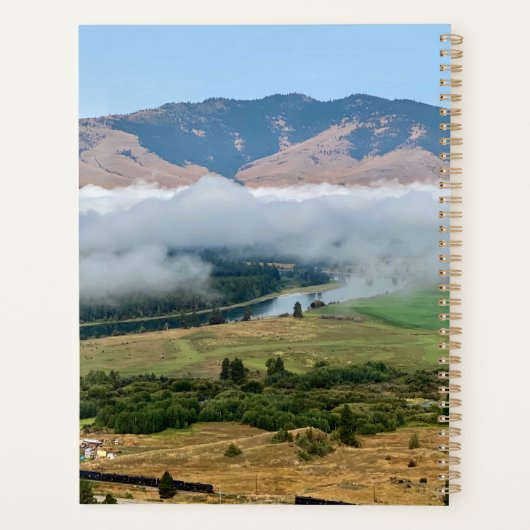 Wolken boven Flathead River Planner (Achterkant)