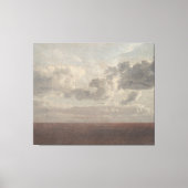 Wolken boven het zee,  olie canvas afdruk (Voorkant)