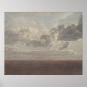 Wolken boven het zee,  poster (Voorkant)