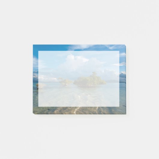 Wolken boven Marovo Lagune Post-it® Notes (Voorkant)